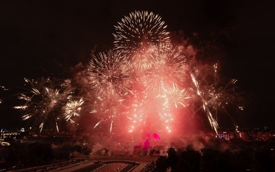 Le final du feu d'artifice