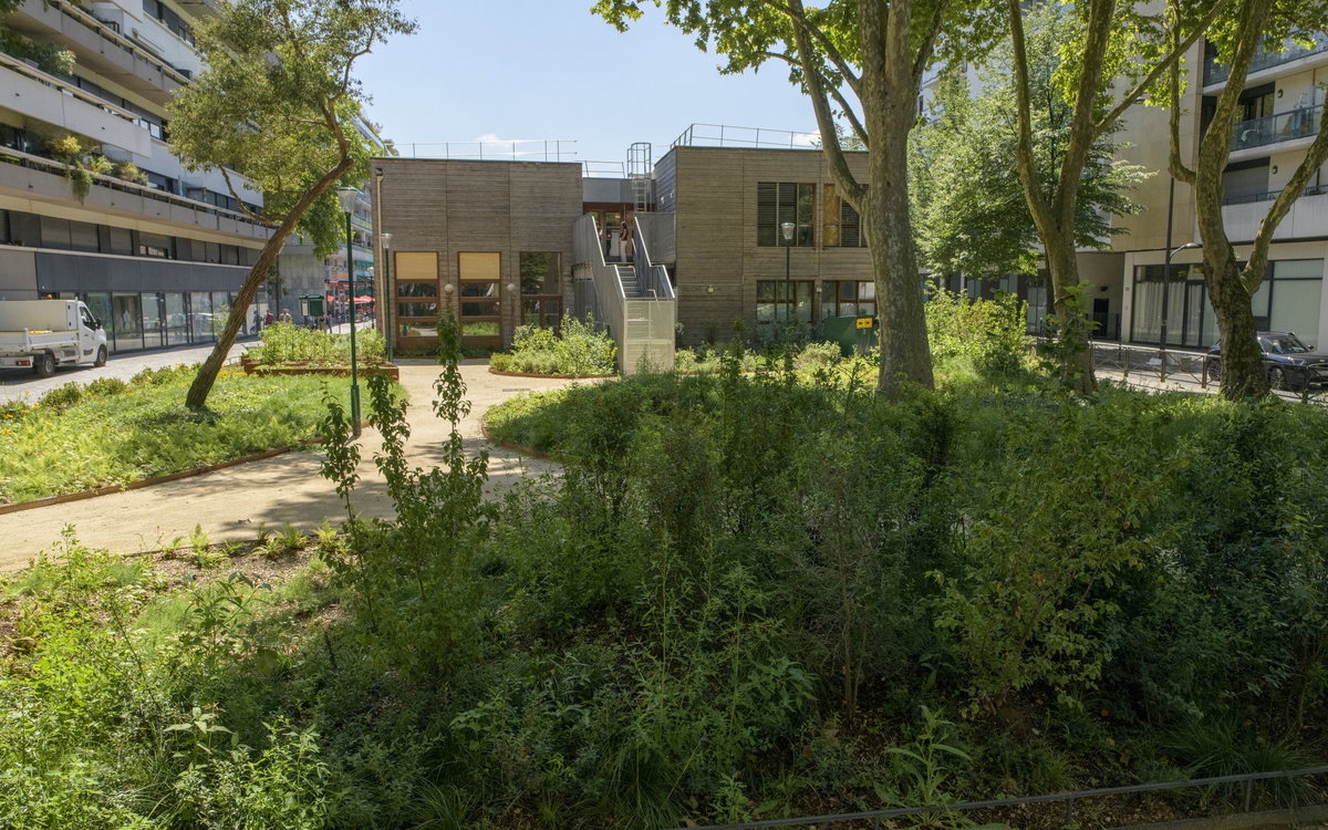 Une vue du tout nouveau jardin ouvert Régine Deforges