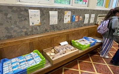 Photo de petits déjeuners à l’école élémentaire, 8 rue Pierre Foncin