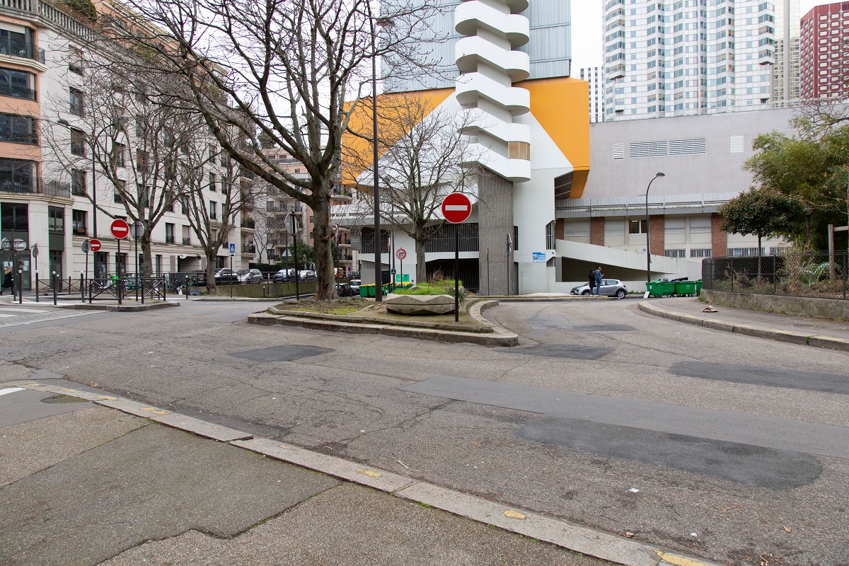 Photo de la place de Brazzaville avant aménagement