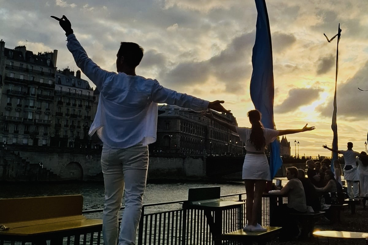 L'association Watertrek à l'Académie du Climat. 
