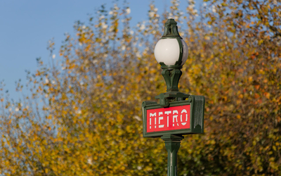 Vue d'une signalisation de métro