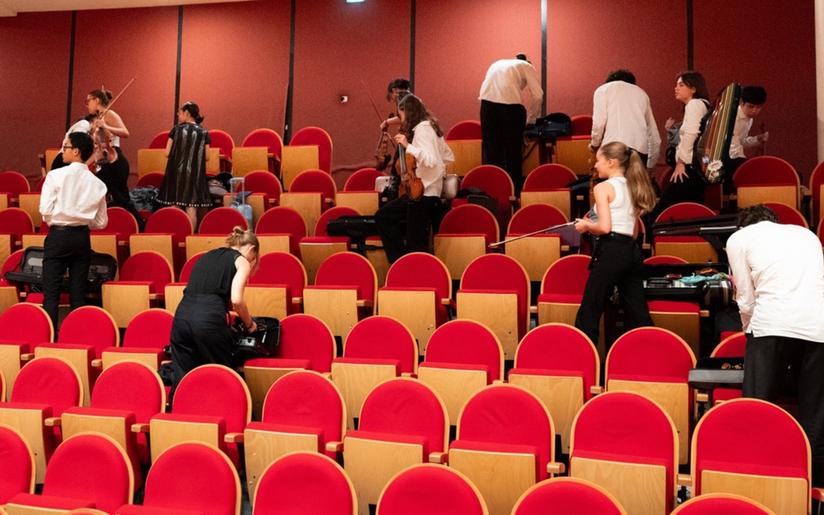 étudiants au CRR Ida Rubinstein