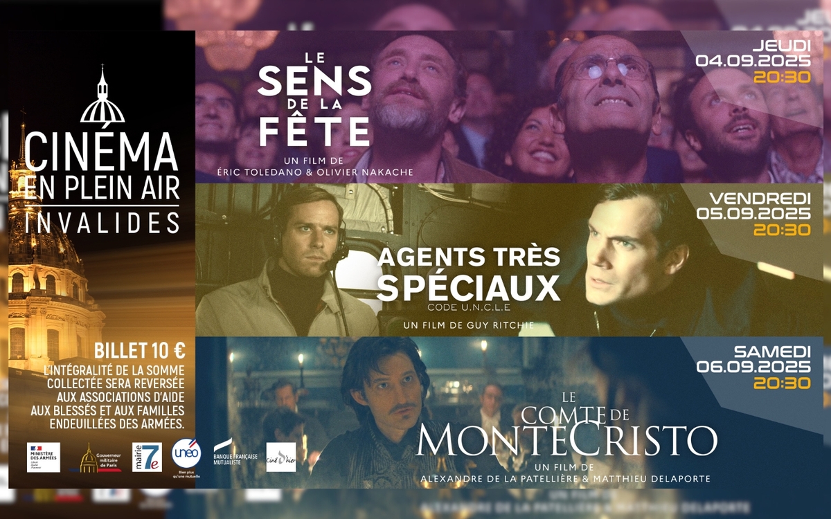 Les Invalides font leur cinéma - projections en plein air