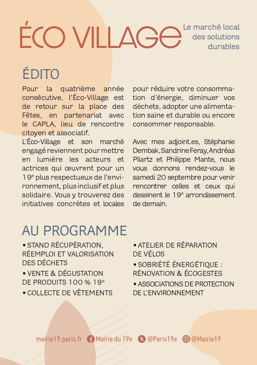 FLYER explicatif de l'_ECOVILLAGE_2025