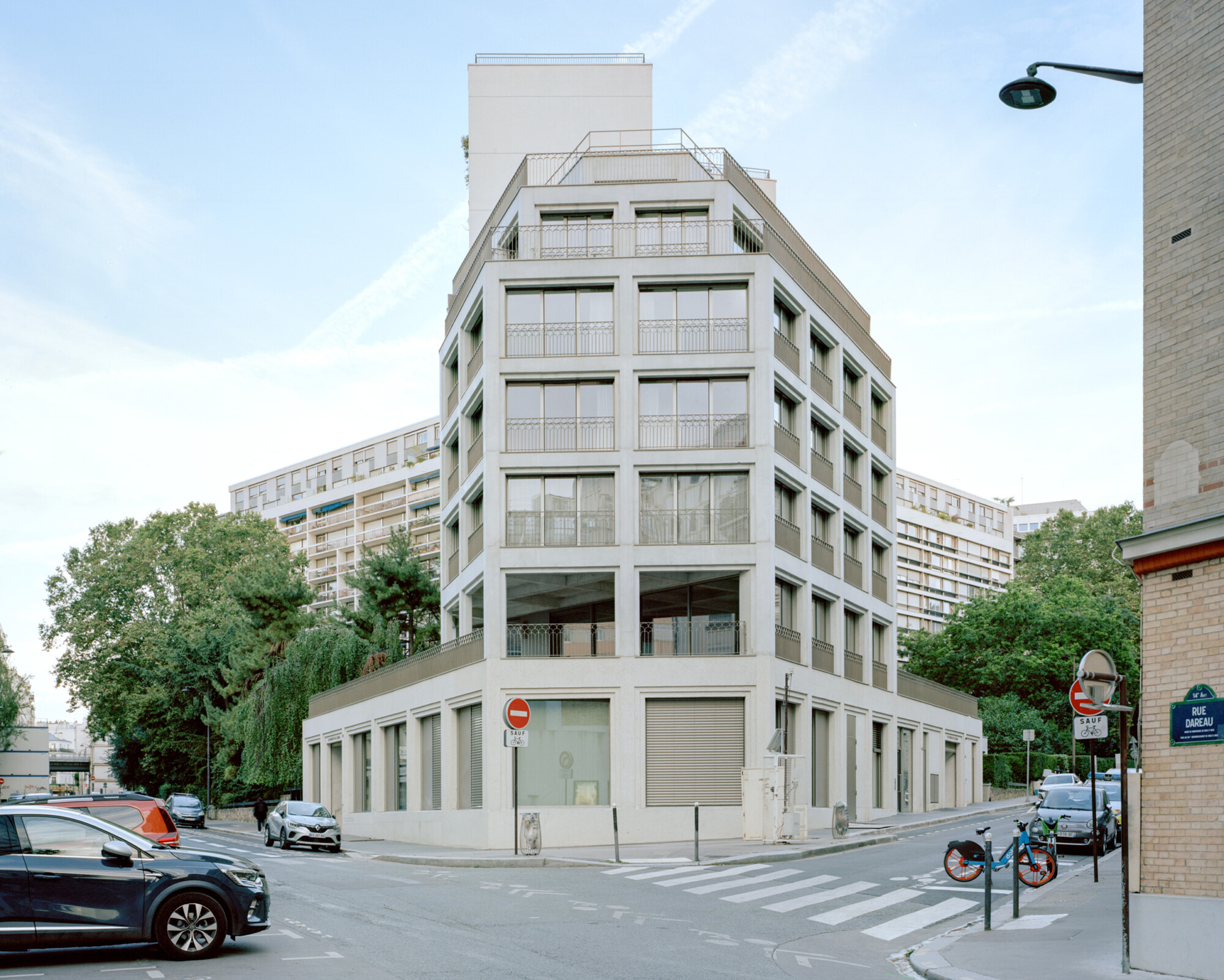 Vue extérieure de l'immeuble