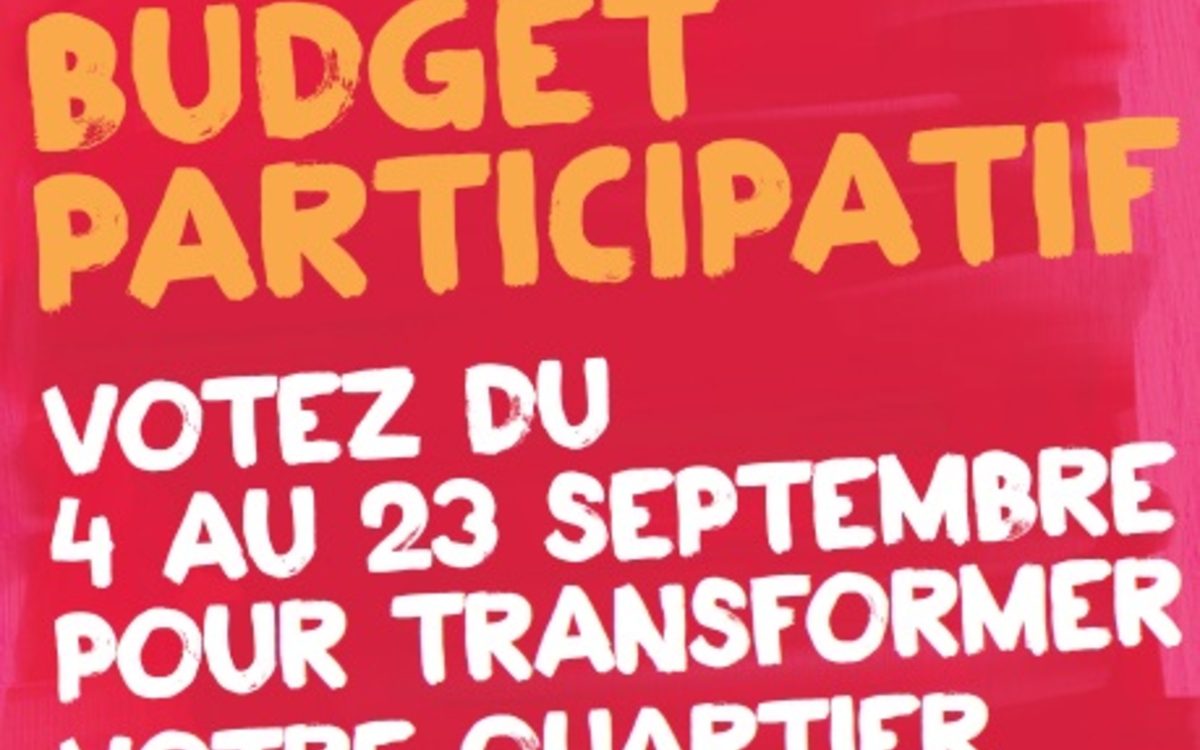 votez pour le Budget participatif 2025
