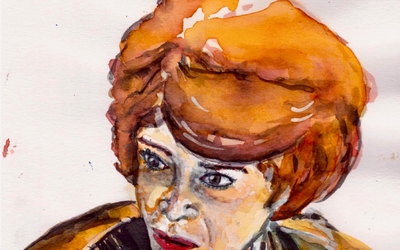 Gisèle Halimi en peinture