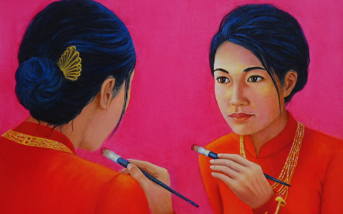 L'autre, la même Huile sur toile 61 cm x 46 cm