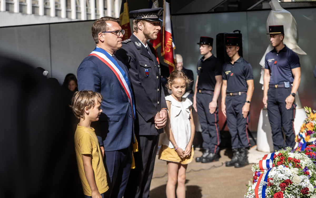 Le Maire lors de la commémoration de la Libération de Paris