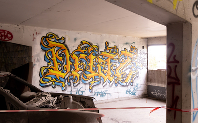 Un tag sur un mur