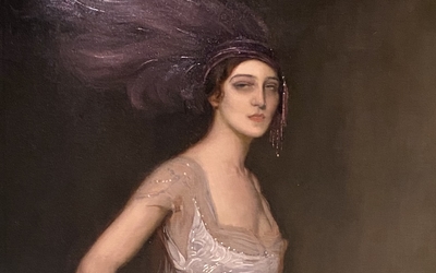 Portrait d'Ida Rubinstein sur toile