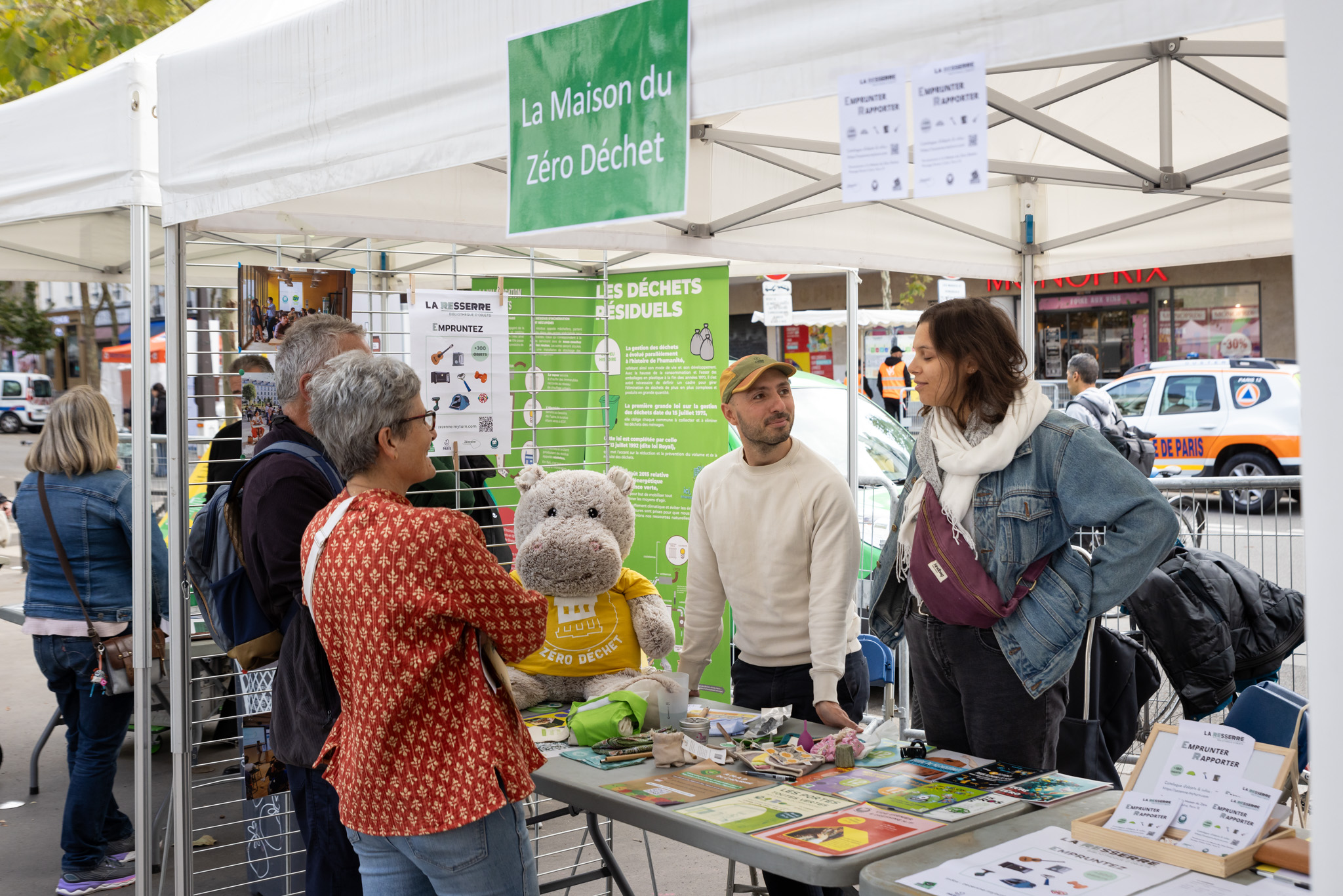 Un stand de la maison du Zéro déchet 