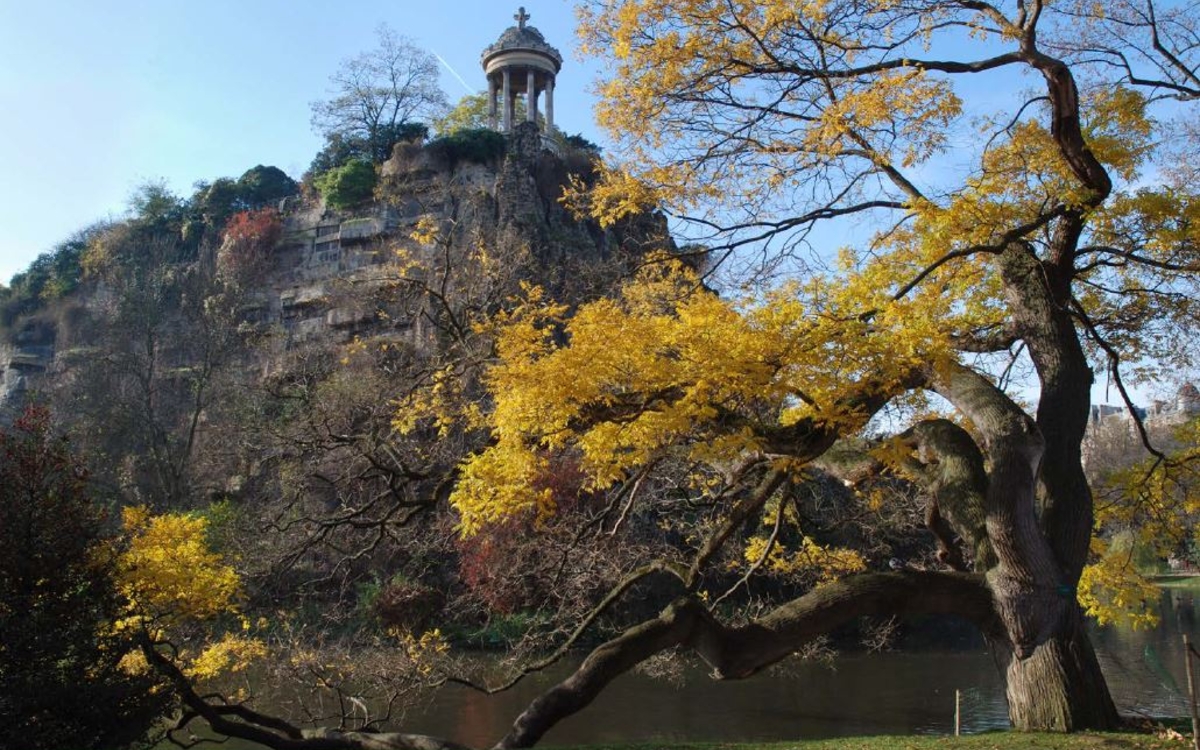 vue du parc des Buttes-Chaumont
