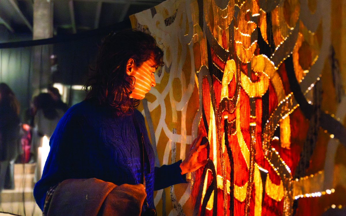 Une installation de Chloe Bensahel au Palais de Tokyo.