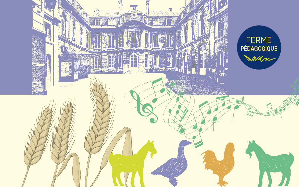 épi et animaux de la basse-cour à la mairie du 9e 