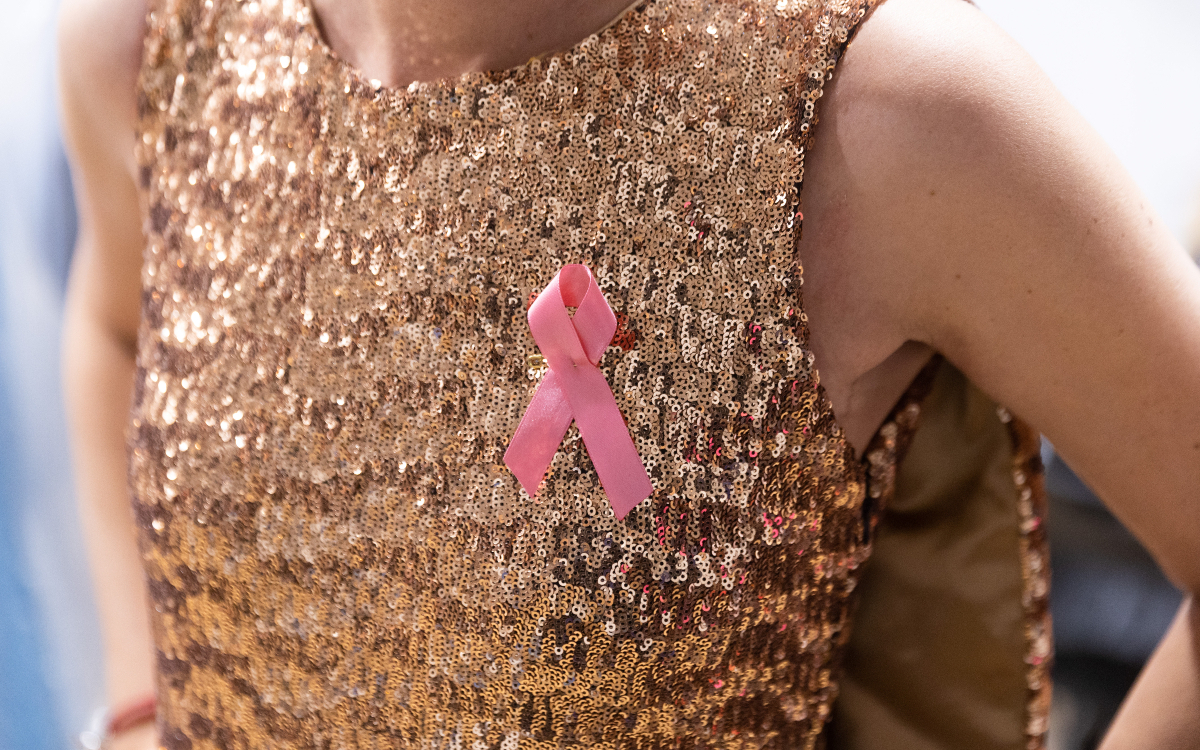 Ruban rose pour la lutte contre le cancer du sein pourOctobre rose