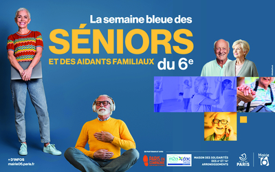 Affiche de la Semaine bleue des séniors 2025