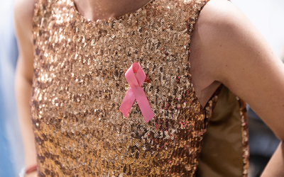 Ruban rose pour la lutte contre le cancer du sein pourOctobre rose