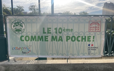banderole avec soleil