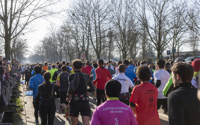 Des coureurs du Semi Marathon du bois de Vincennes