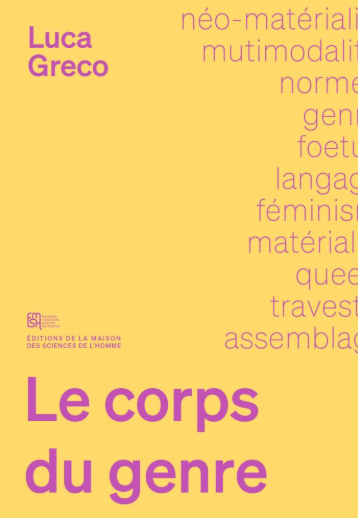 Couverture du livre Le corps du genre