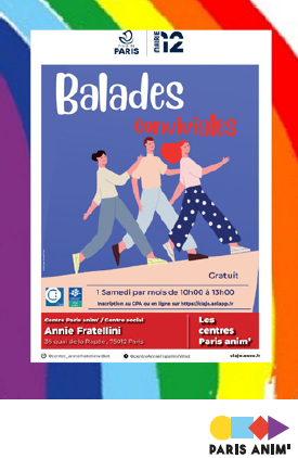 l'affiche des  balades conviviales