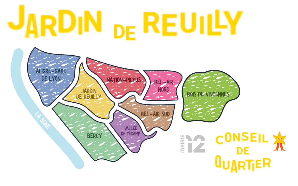 Carte jardin de reuilly