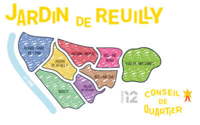 Carte jardin de reuilly