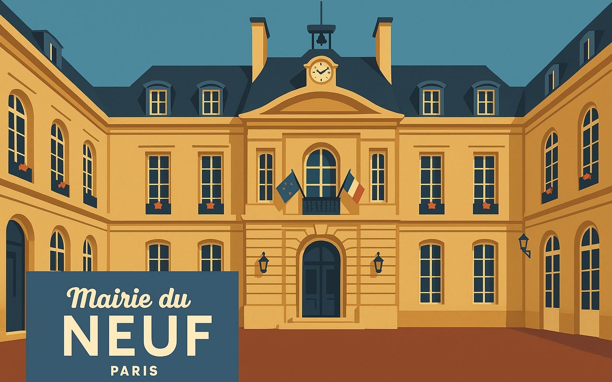 mairie du 9e illustrée