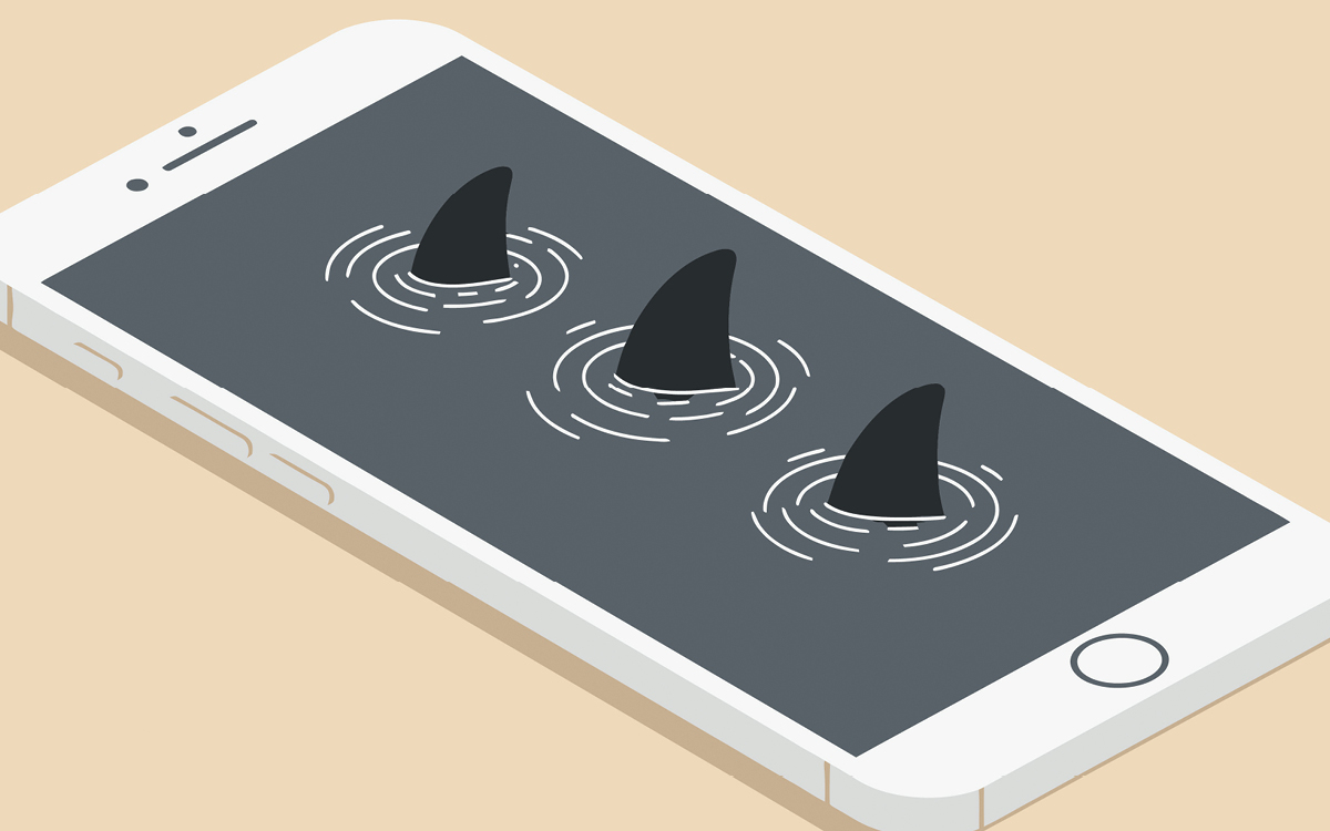 écran de téléphone