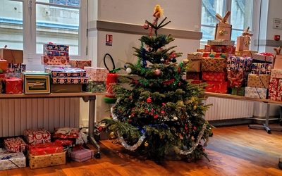 Boites de Noël à la fabrique de la solidarité