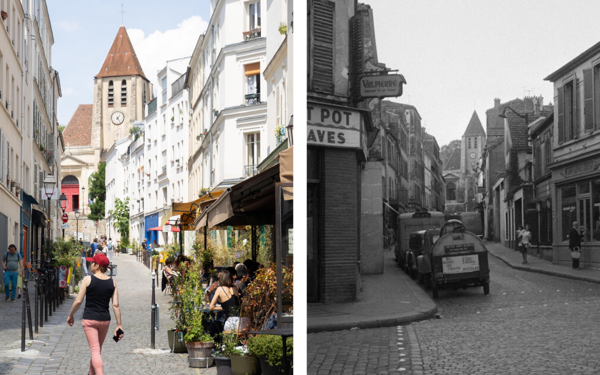 Image de La rue Saint Blaise hier et aujourd'hui