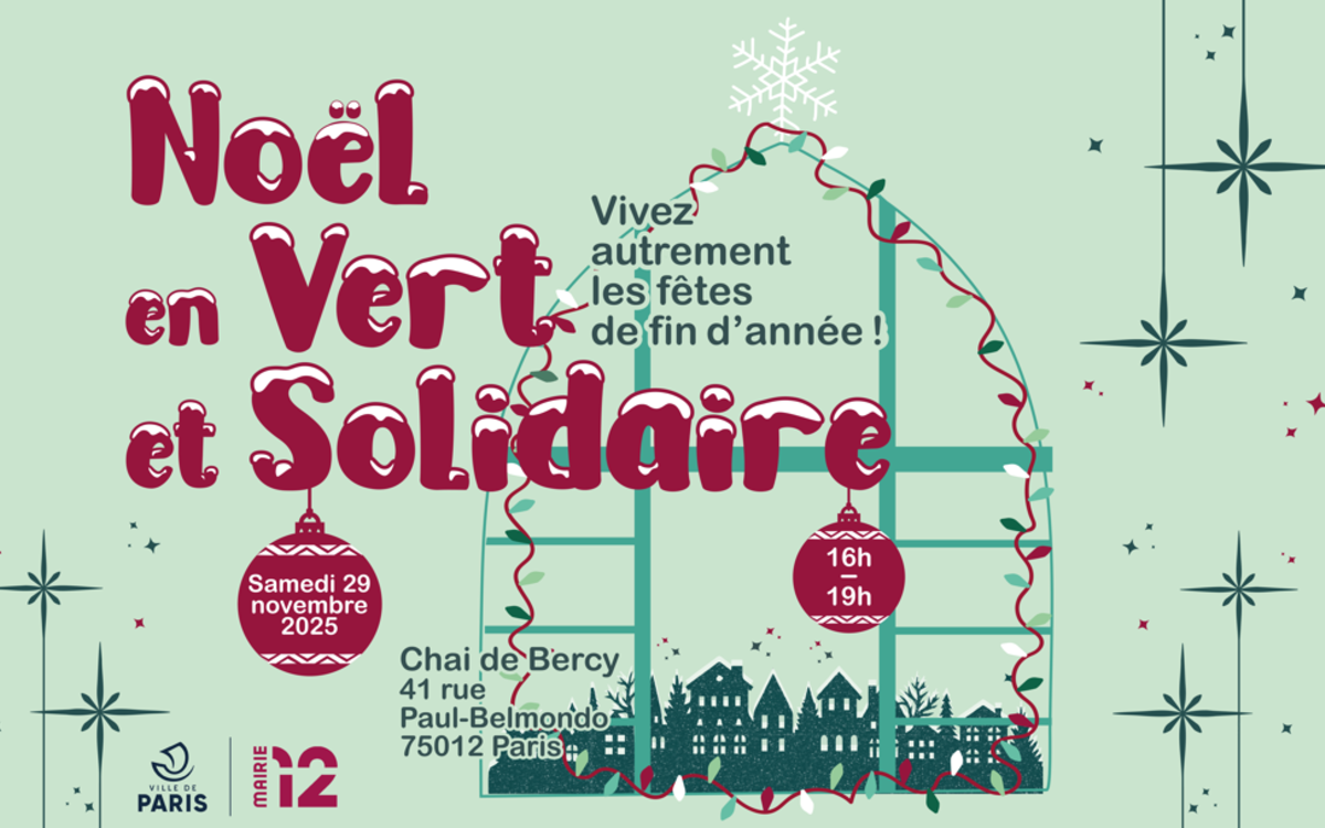 noel en vert et solidaire