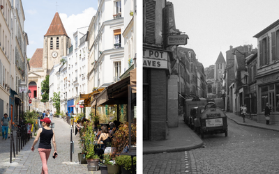 Image de La rue Saint Blaise hier et aujourd'hui