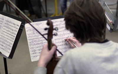 Instruments classiques et contemporains, violonisite, partition