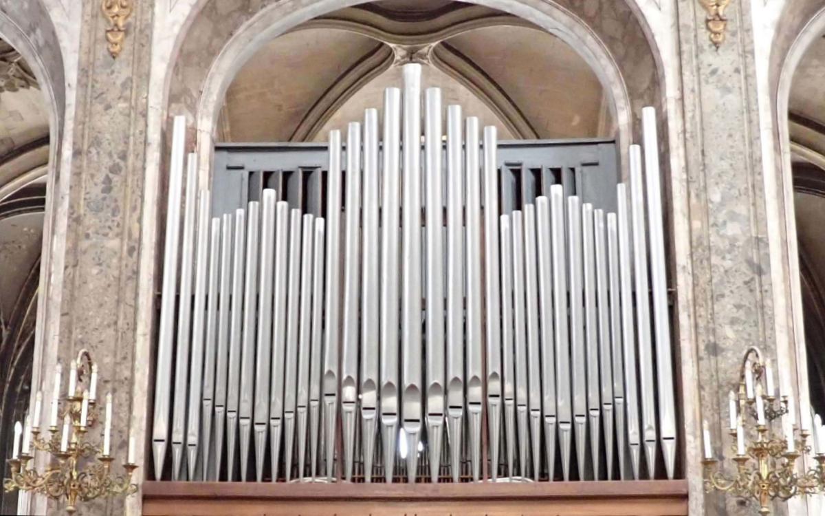 L'orgue de l'église Saint-Merry  dans le 4e.