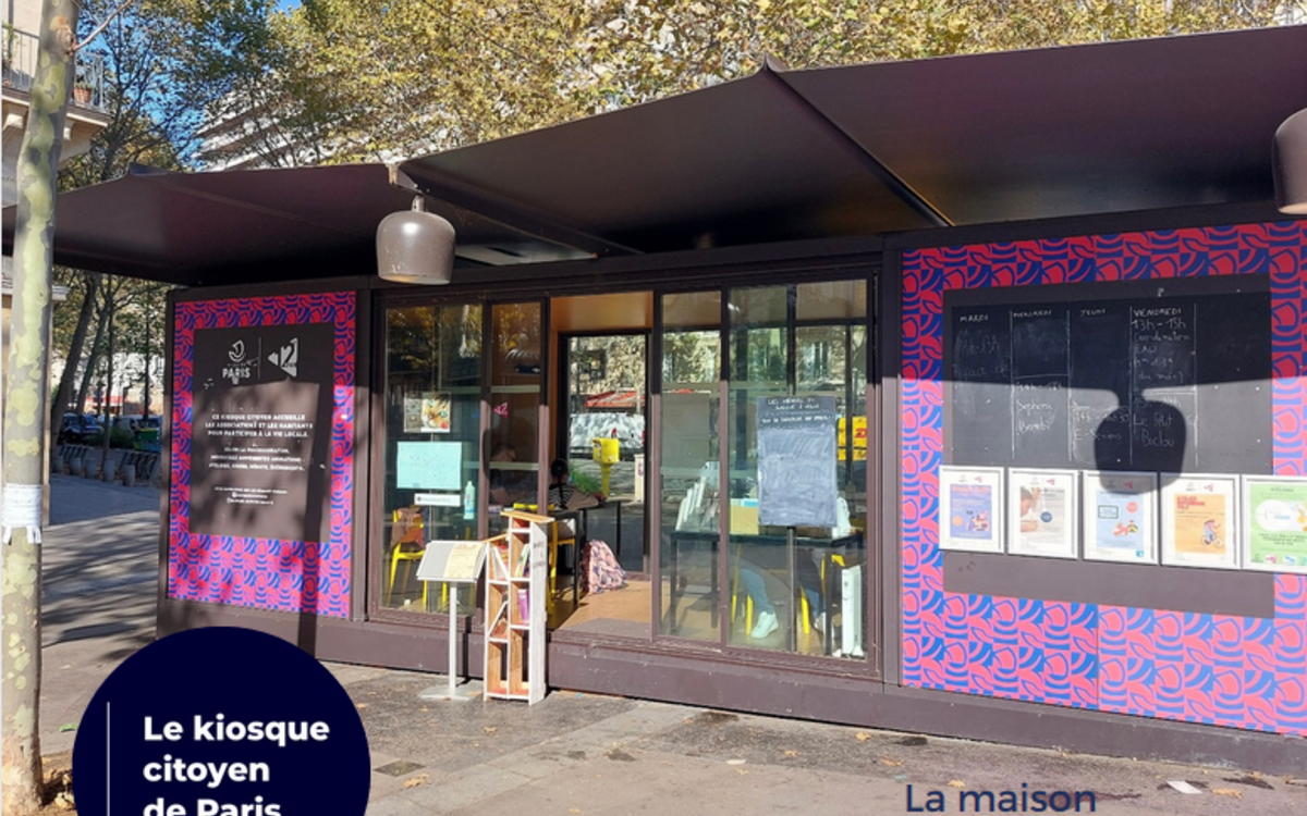 photo du kiosque citoyen de jour