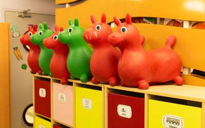 jouets d'enfant à la crèche