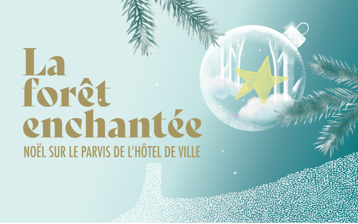 La Forêt enchantée sur le parvis de l'Hôtel de Ville