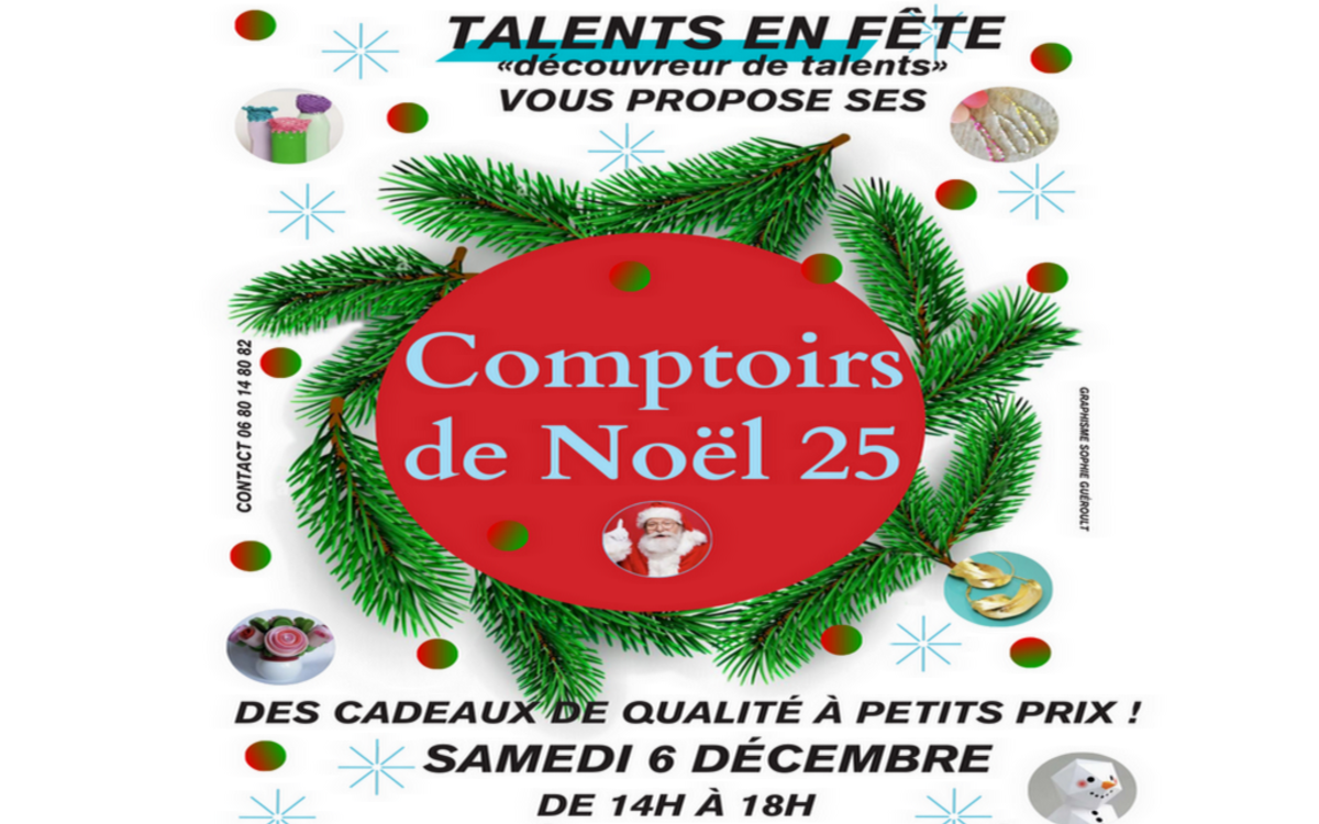 flyers des comptoir de Noel 2025