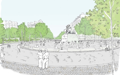 Projection de l'architecte