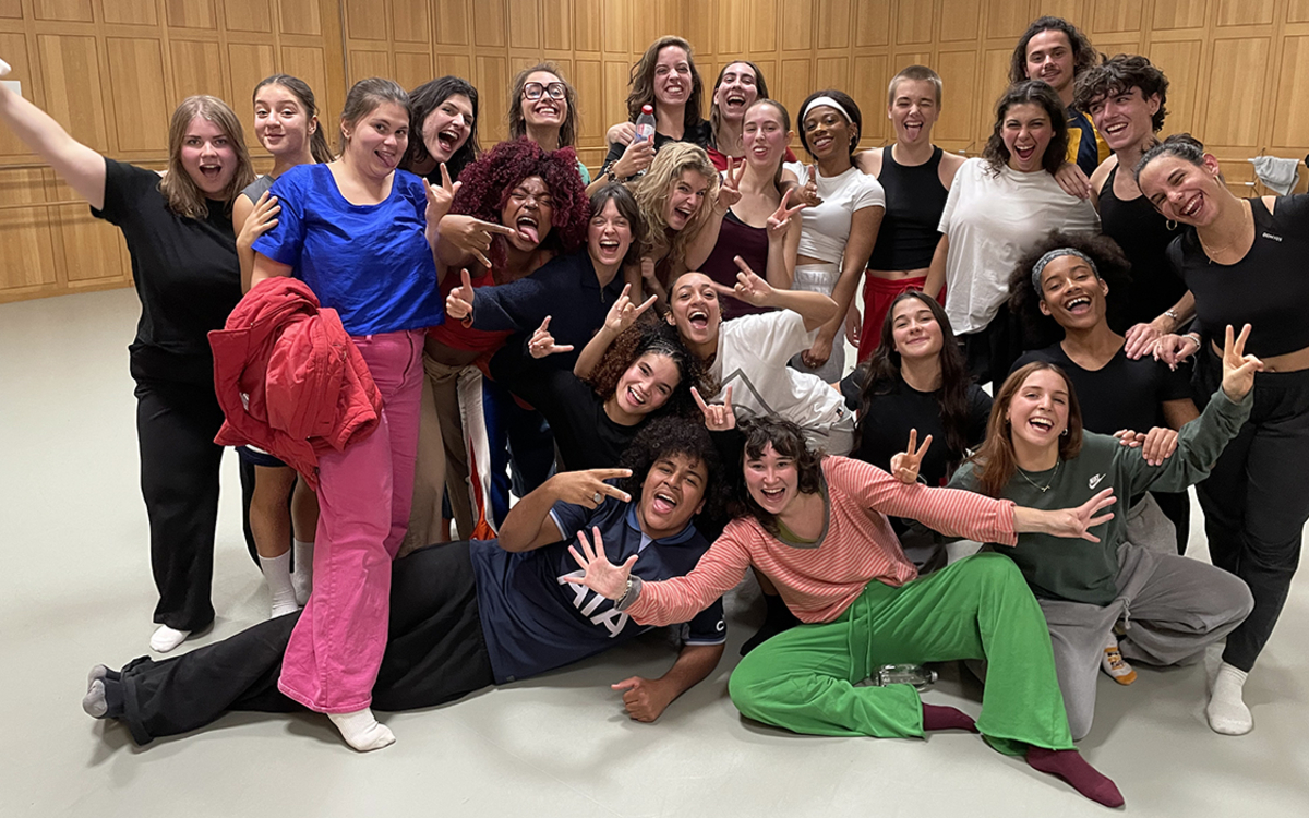 étudiants classe de théâtre CRR de Paris