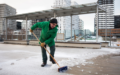 visuel illustratif d'un déneigement