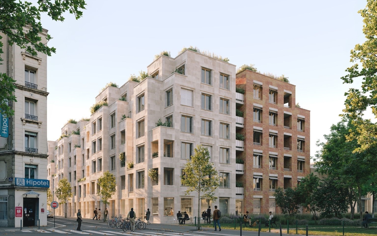 Visuel de Perspective logements et jardin rue de la Py