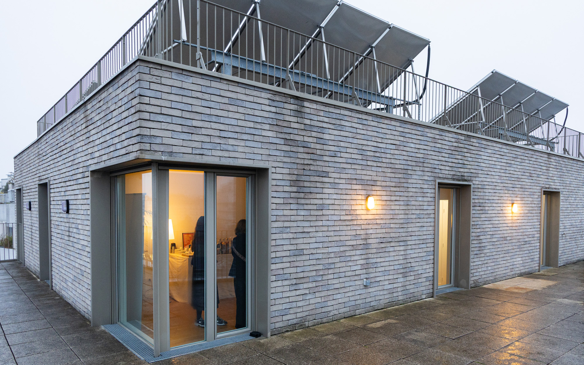 vue extérieure d'un logement depuis la terrasse