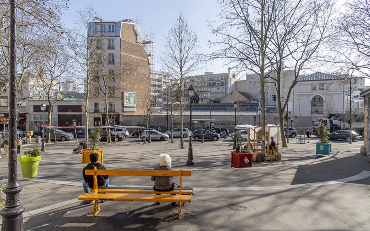 Photo de la Place Edith Piaf, 20e arrondissement