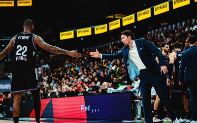 Photo du Paris Basketball vs Bayern.