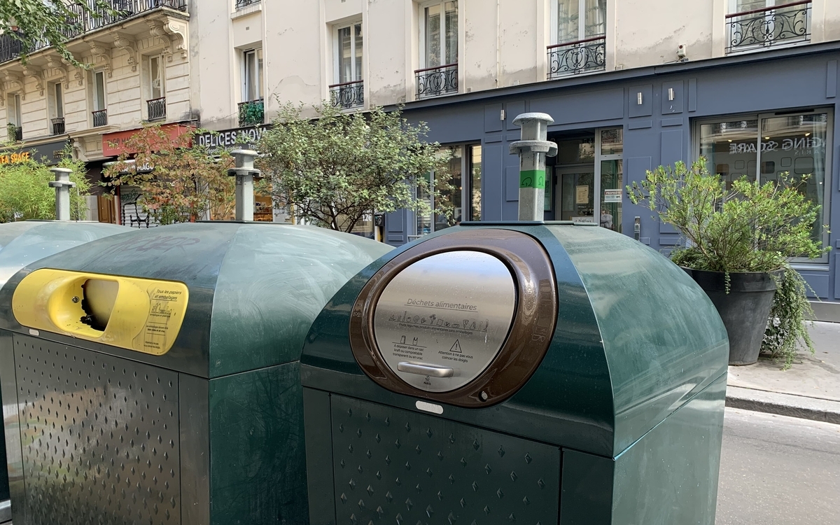 bornes de collecte des déchets