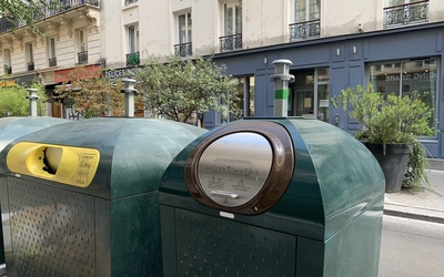 bornes de collecte des déchets